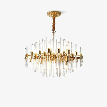 Vintage Antique Brass Chandelier