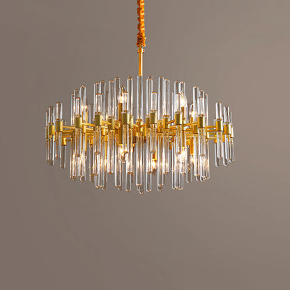 Vintage Antique Brass Chandelier