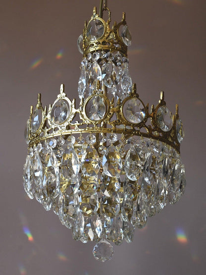 Vintage Crystal Chandelier