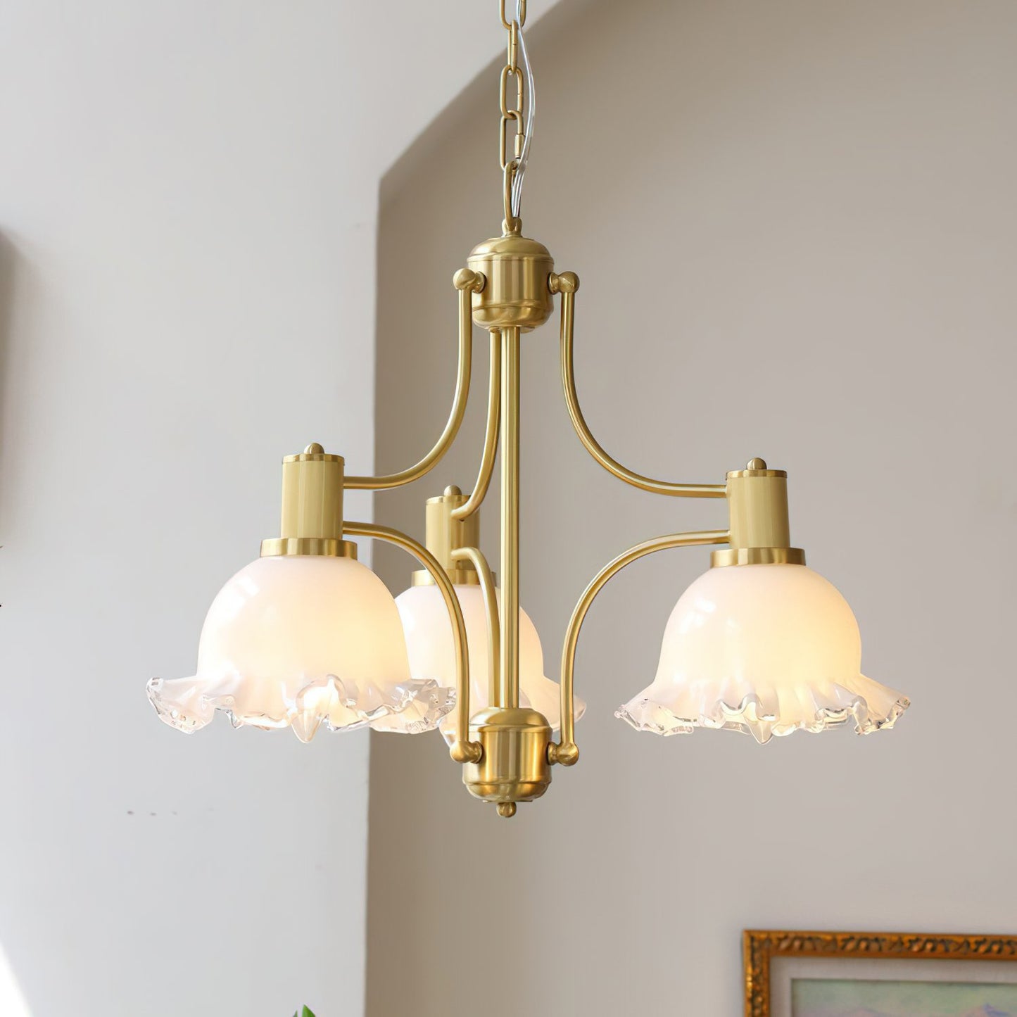 Vintage Floral Chandelier