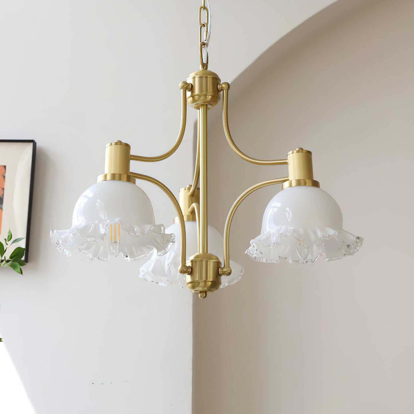 Vintage Floral Chandelier