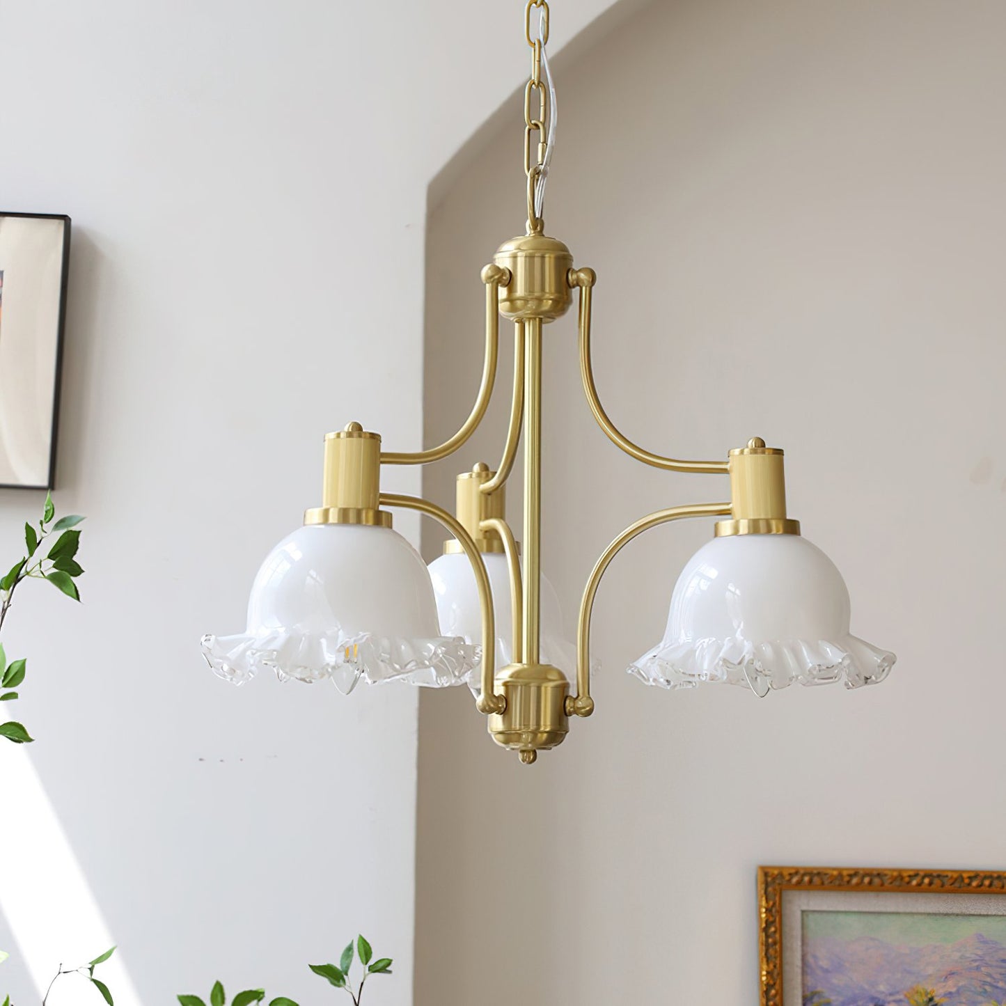 Vintage Floral Chandelier