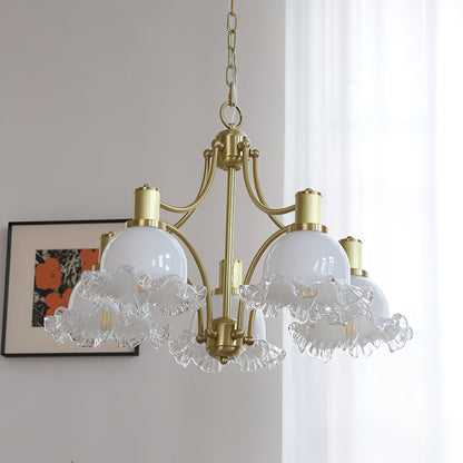 Vintage Floral Chandelier