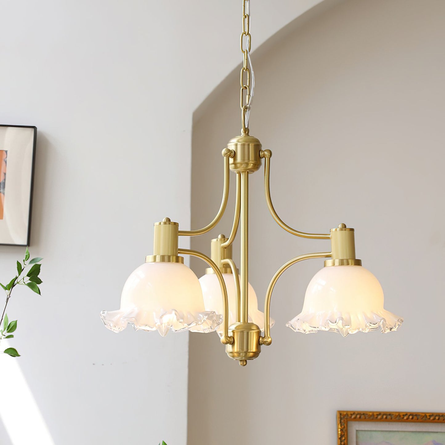 Vintage Floral Chandelier