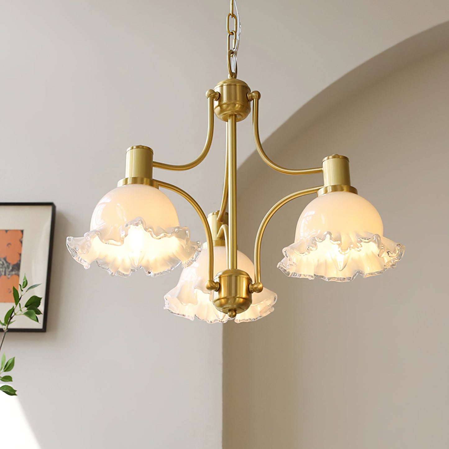 Vintage Floral Chandelier