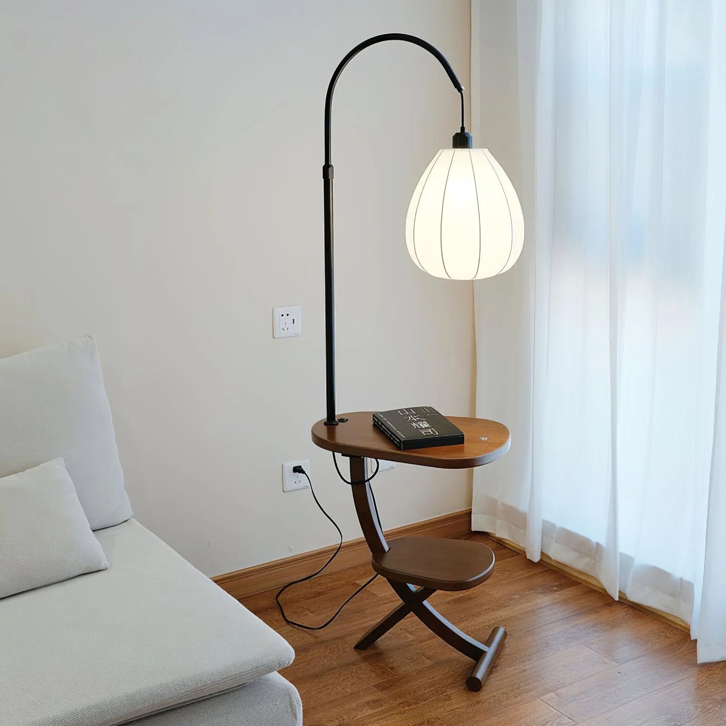 Vintage Magazine Floor Lamp