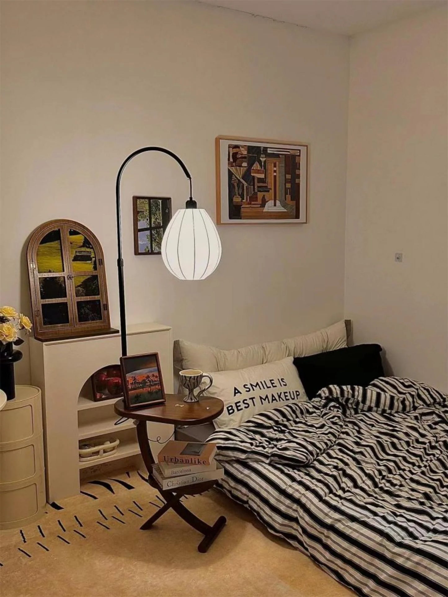 Vintage Magazine Floor Lamp