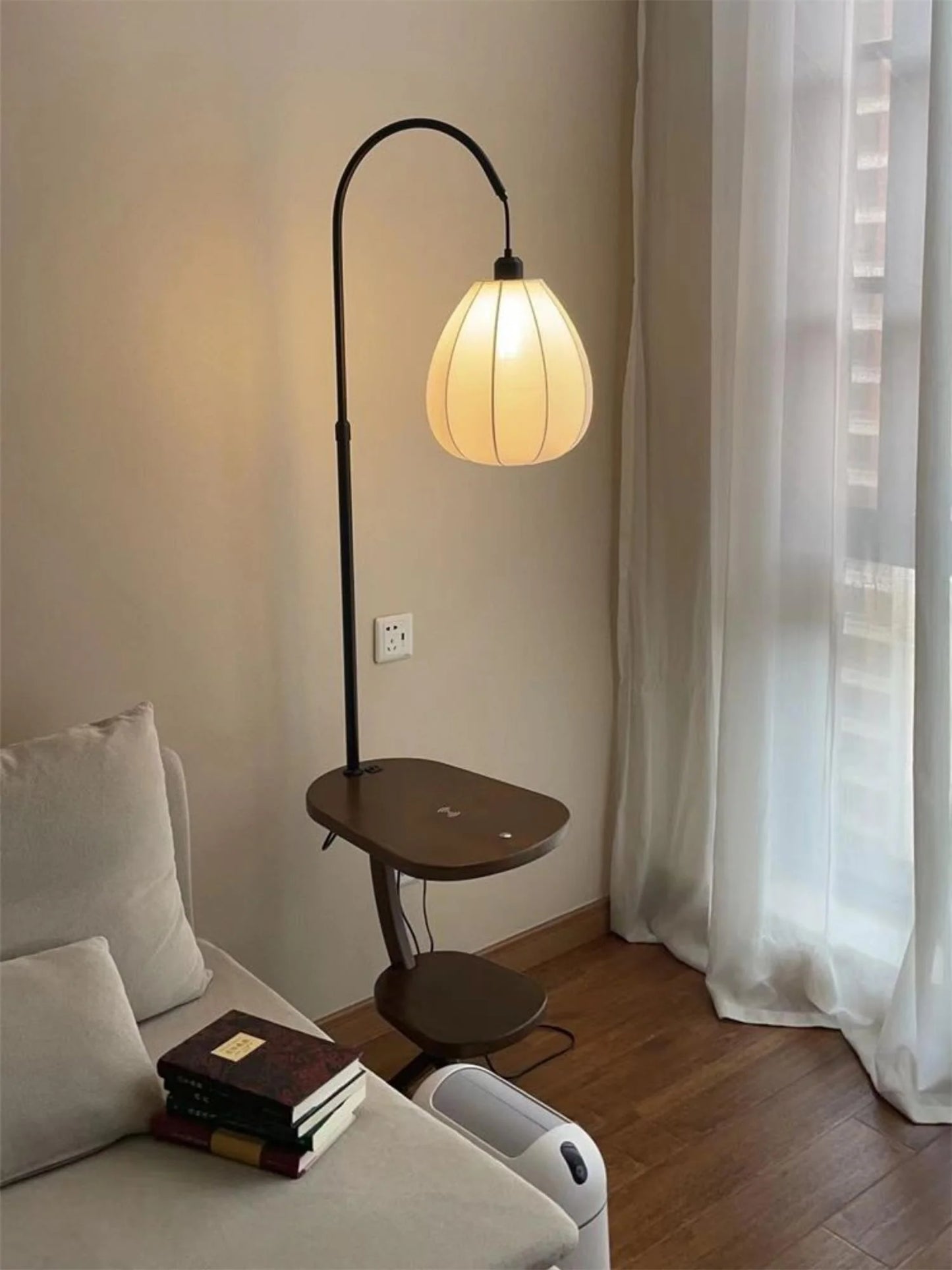 Vintage Magazine Floor Lamp