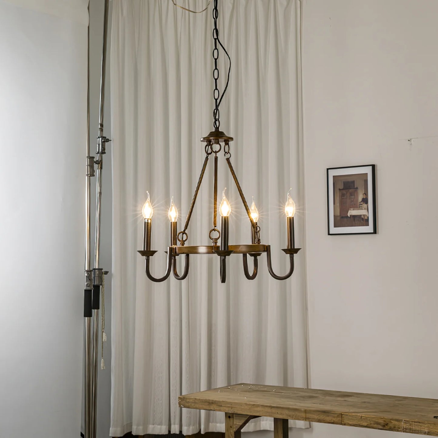 Wagon Wheel Chandelier