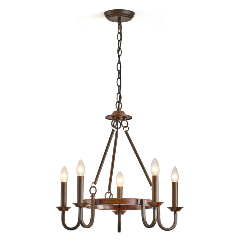 Wagon Wheel Chandelier