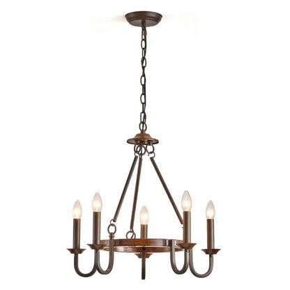 Wagon Wheel Chandelier