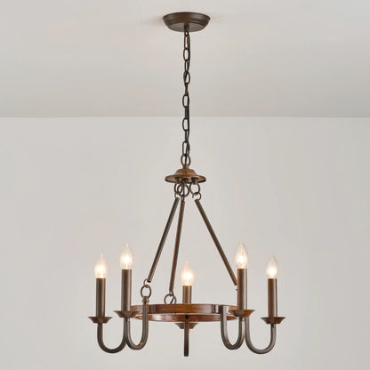 Wagon Wheel Chandelier