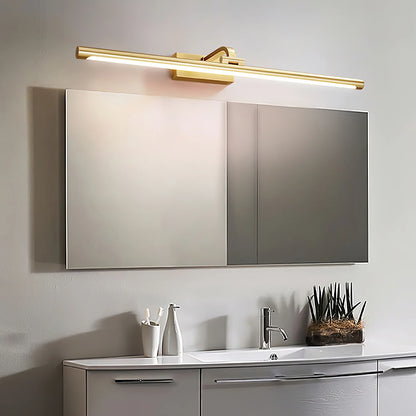 Walnut Color Linear LED Wall Light