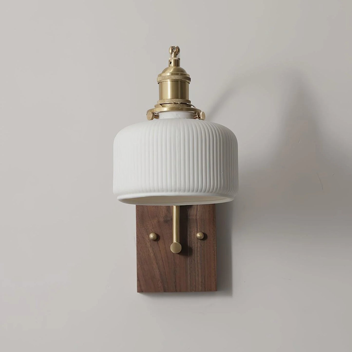 Wood Ceramic Century Sconce