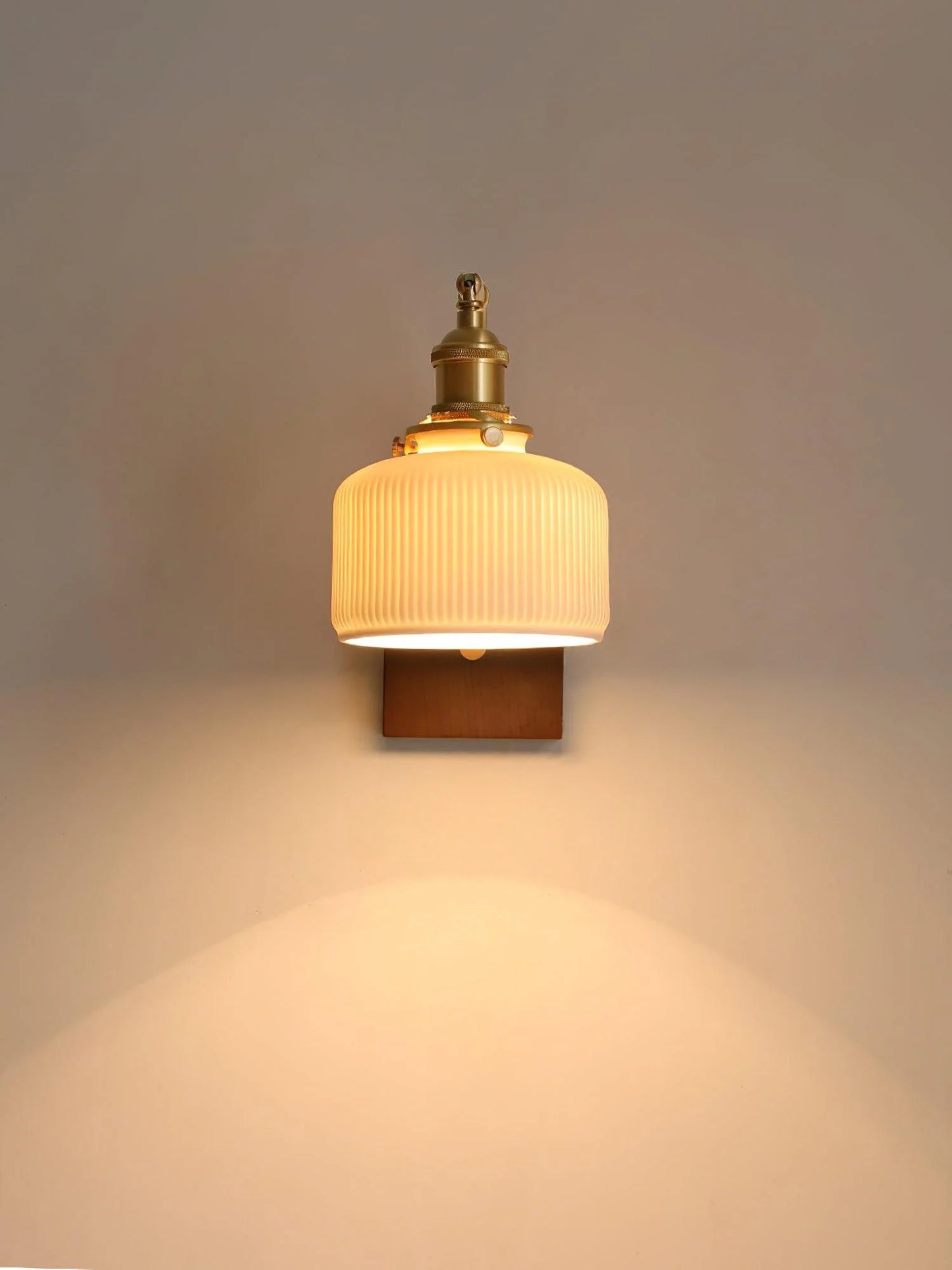 Wood Ceramic Century Sconce