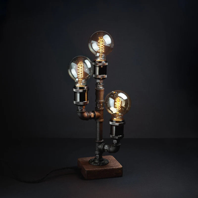 Wood Edison Table Lamp