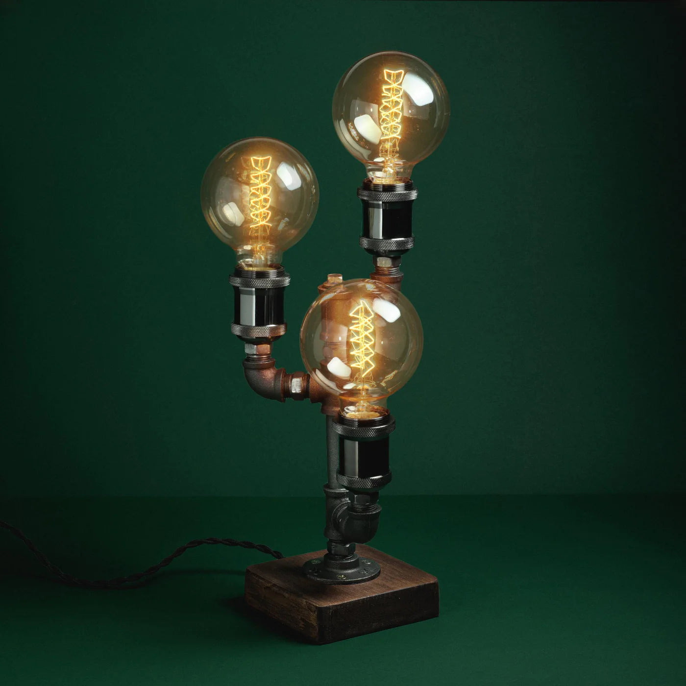 Wood Edison Table Lamp