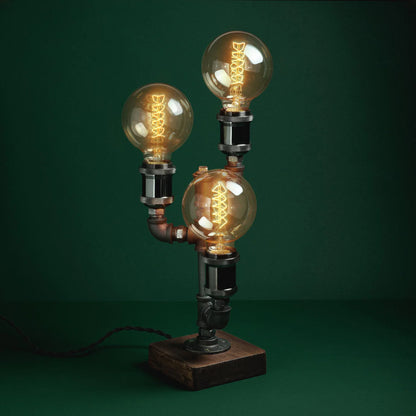 Wood Edison Table Lamp