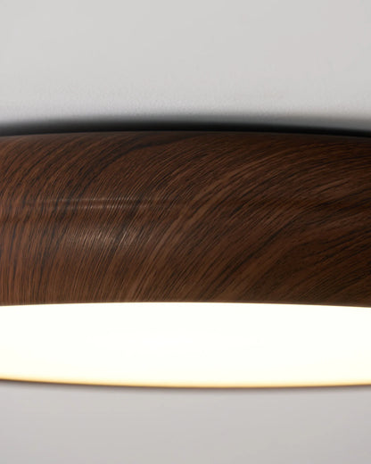 Wood Grain Round Ceiling Lamp
